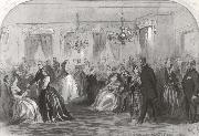 Thomas Nast Ladies- Parlor at Willard-s Hotel oil